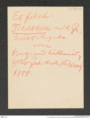 k.k. naturhistorisches Hofmuseum, Intendanzakten 1885-1896 (Hauer), Aktenzahl Z.39/1891, Seite 1